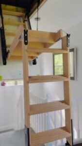 Over engineered loft ladder